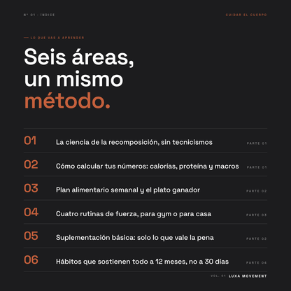 Cuidar el Cuerpo · LUXA Movement