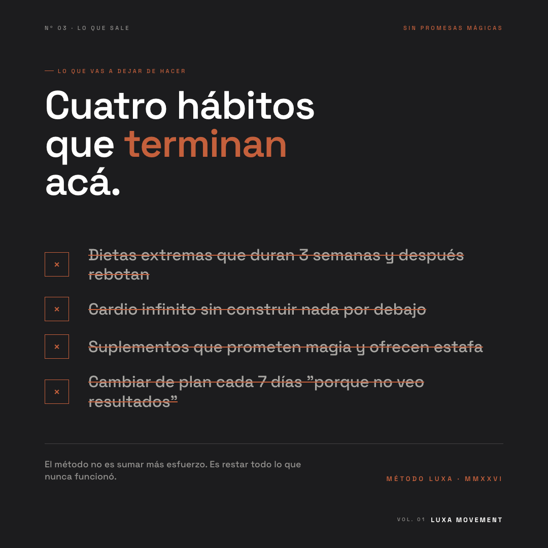Cuidar el Cuerpo · LUXA Movement