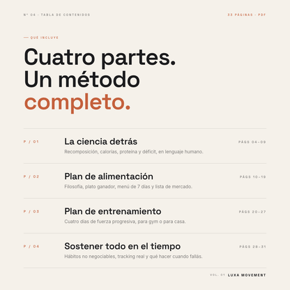 Cuidar el Cuerpo · LUXA Movement