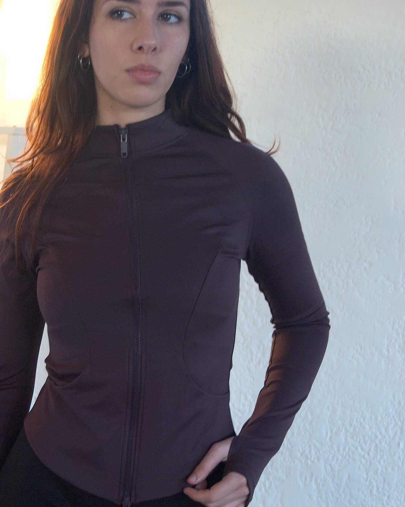 BBL Jacket vino - detalle textura